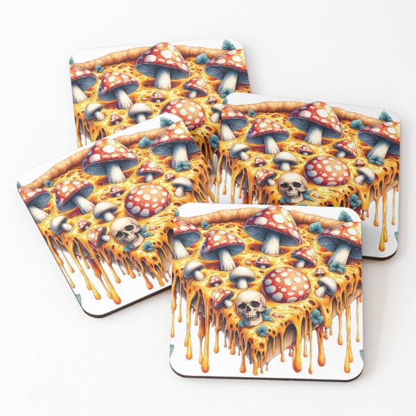 Item preview, Mushroom Pizza (Skull Leaf) designed and sold by 808synikal.