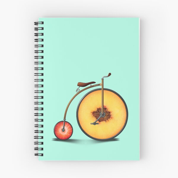 Item preview, Peach and Strawberry Bike | Penny Farthing | Bike Lovers designed and sold by monkeybusiness.pt.