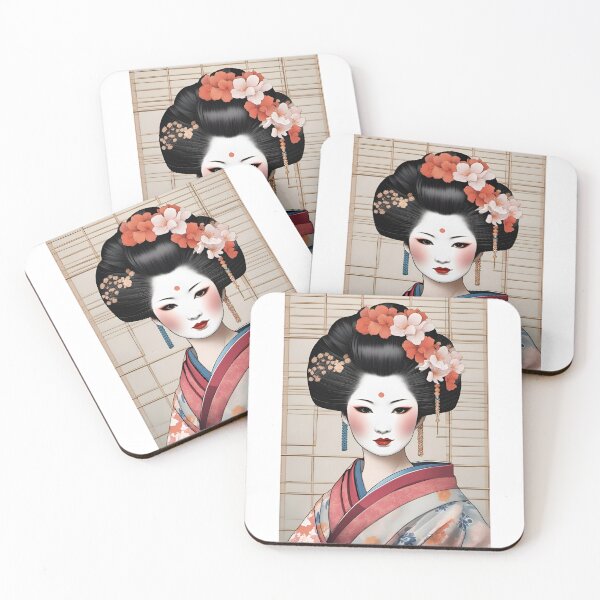 Item preview, Geisha orange and red  designed and sold by Coolparrotgirl.