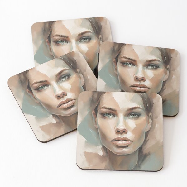 Item preview, Soft Rose with Pale Pastel Blue - Delicate Tones Althea designed and sold by BPMagic.