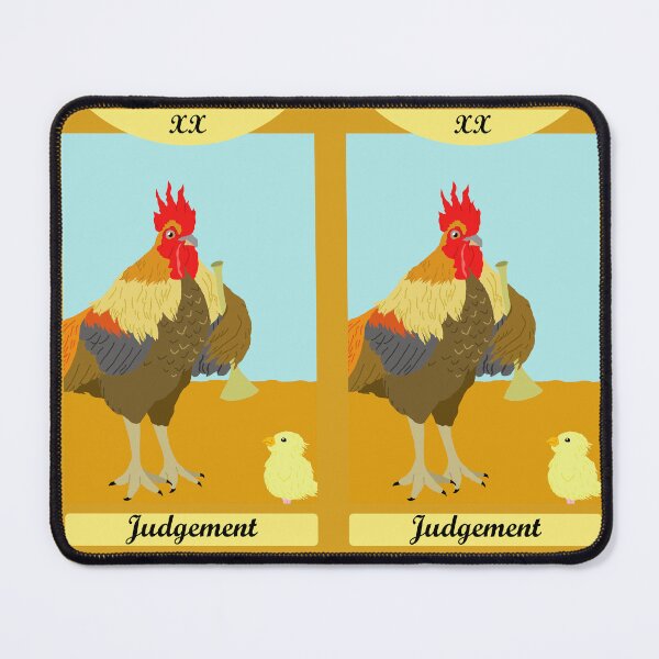 Item preview, Judgement Bird Tarot Card With Rooster designed and sold by TiffinByLK.