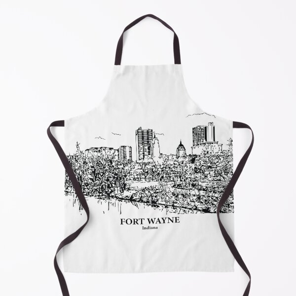 Artikelvorschau, Fort Wayne – Indiana entworfen und verkauft von Lakeric Cityscapes.