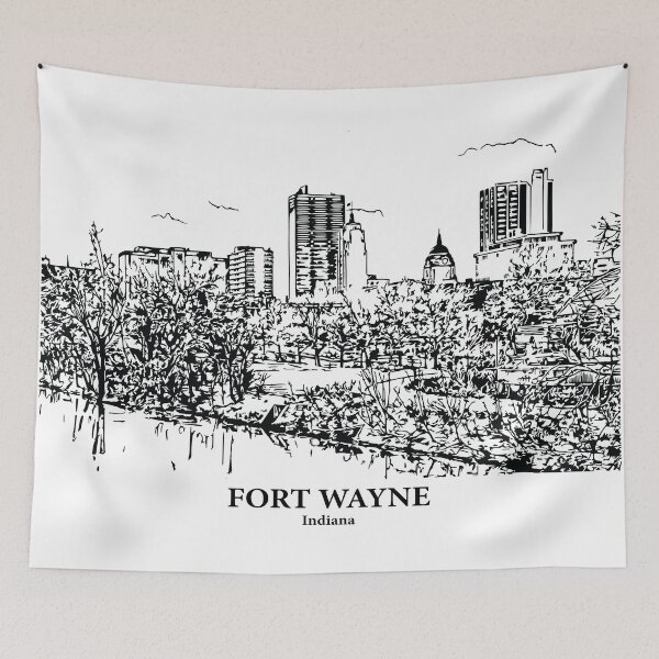 Item preview, Fort Wayne - Indiana designed and sold by Lakeric Cityscapes.