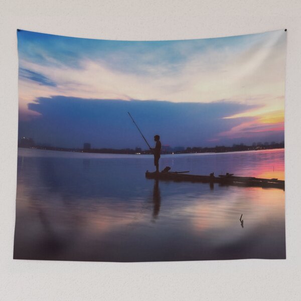 Item preview, Sunset Fishing designed and sold by Dawn van Doorn.