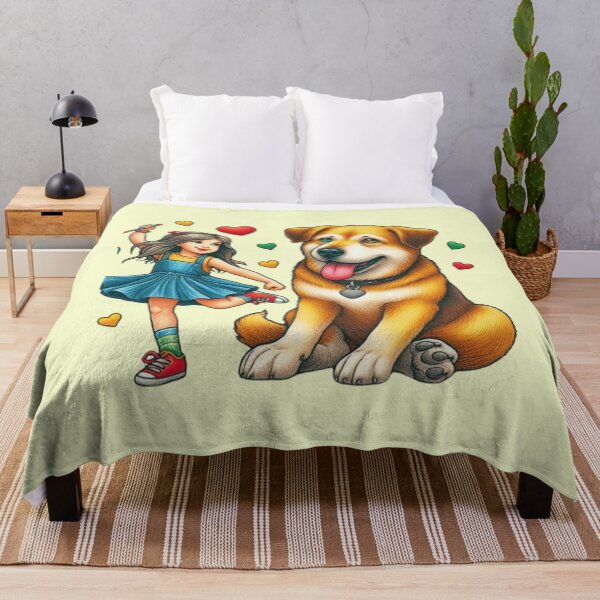 Item preview, Girl and Dog Dance ,funny lovely Dog Lovers Puppy Love Classic T-Shirt designed and sold by NIZAR din⭐⭐⭐⭐⭐.