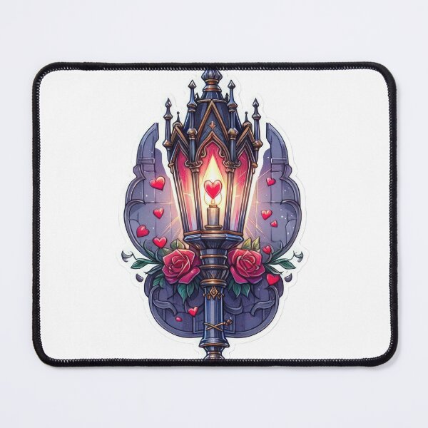 Item preview, Gothic lantern valentines day goth Sticker designed and sold by Expressions-Sel.