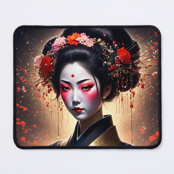 Item preview, Geisha golden and black  designed and sold by Coolparrotgirl.