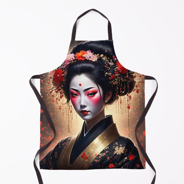 Item preview, Geisha golden and black designed and sold by Coolparrotgirl.