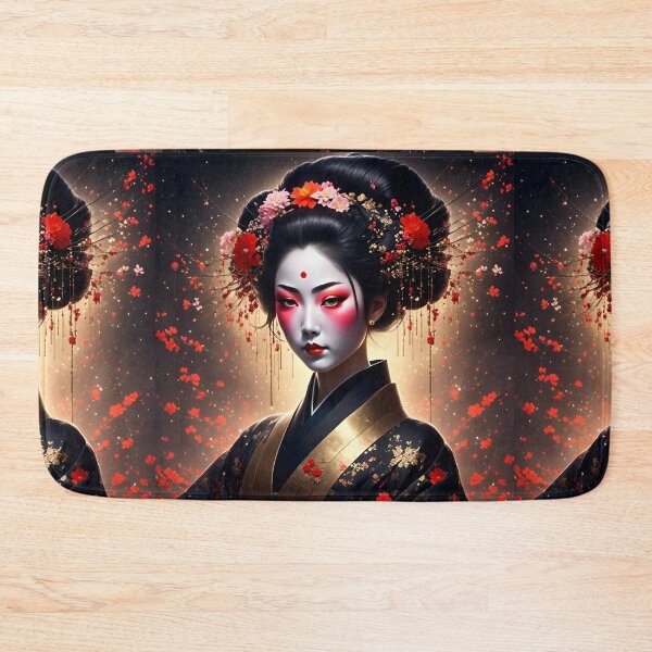 Item preview, Geisha golden and black  designed and sold by Coolparrotgirl.
