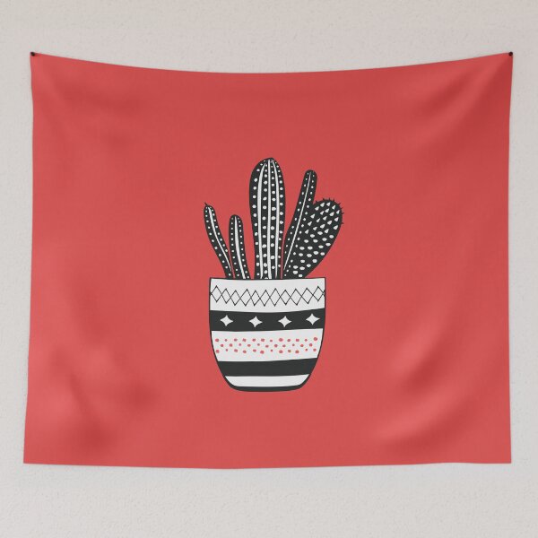 Item preview, Cute cactus plant in pot designed and sold by RetroPrints.