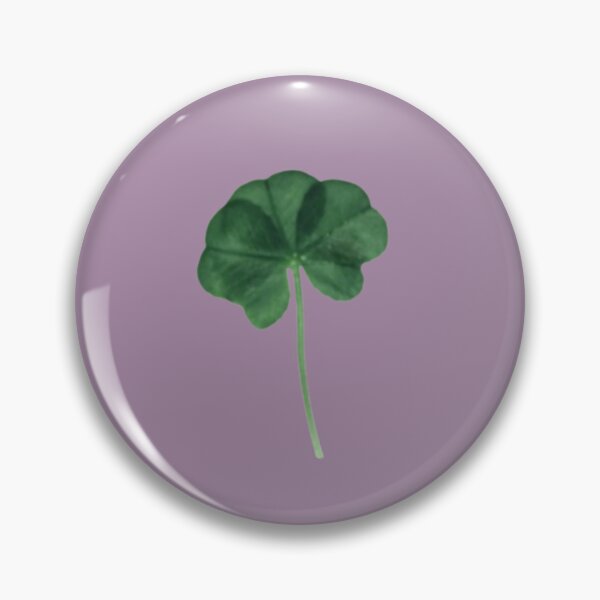 Item preview, Neutral Lavender Bright Green Clovers Real Five Leaf Clover St. Patrick's Day designed and sold by kattakitty.