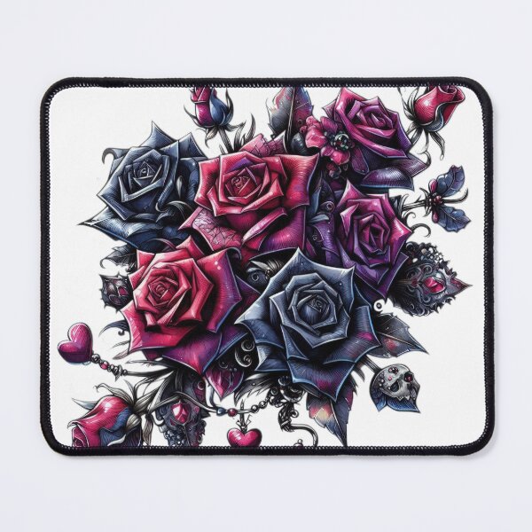 Item preview, Gothic Roses valentines day goth Sticker designed and sold by Expressions-Sel.