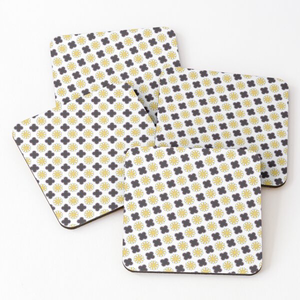 Item preview, stars and sqers yellow and black designed and sold by bukajart.