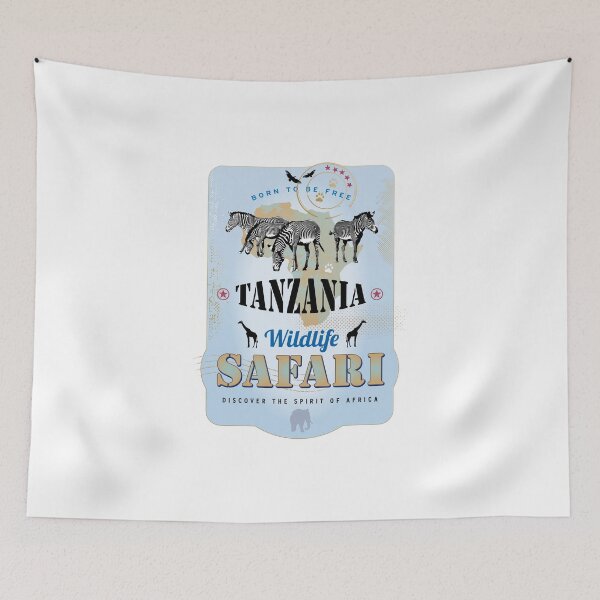 Item preview, Zebras Wildlife Safari Tanzania Africa Adventure designed and sold by Helen-Storm.