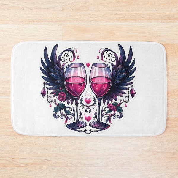 Item preview, Gothic Cups valentines day goth Sticker designed and sold by Expressions-Sel.