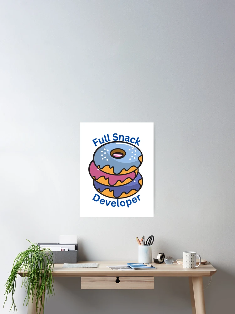 Thumbnail 2 of 3, Poster, Full Stack Developer designed and sold by Redstrawberry13.