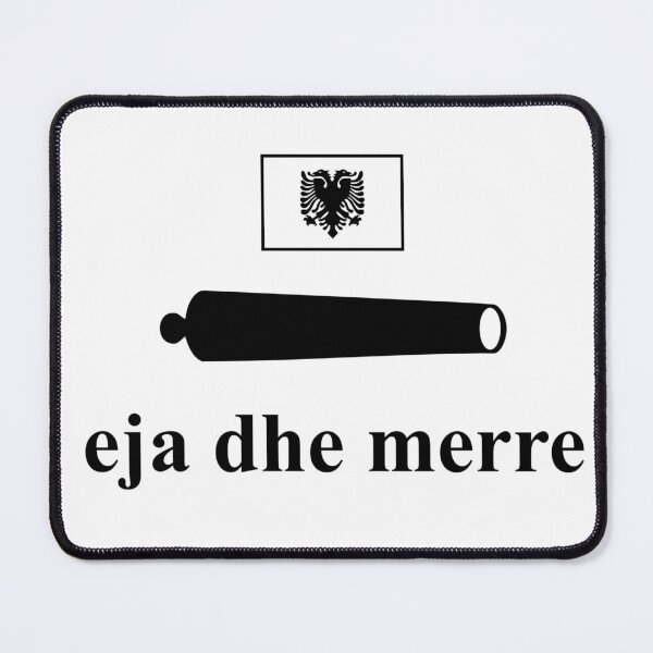 Item preview, Albanian white national CATI FLag (Flamuri i bardhë kombëtar shqiptar 'eja dhe merre') designed and sold by JonathanR1994.