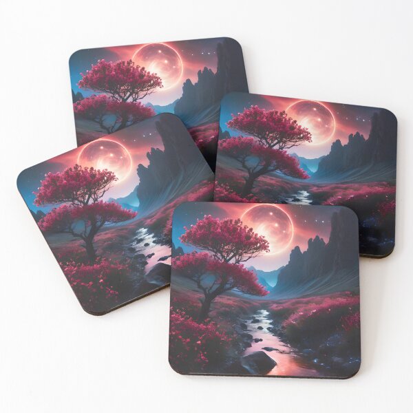 Item preview, World Of The Iridescent Red Moon  designed and sold by tobyheward.