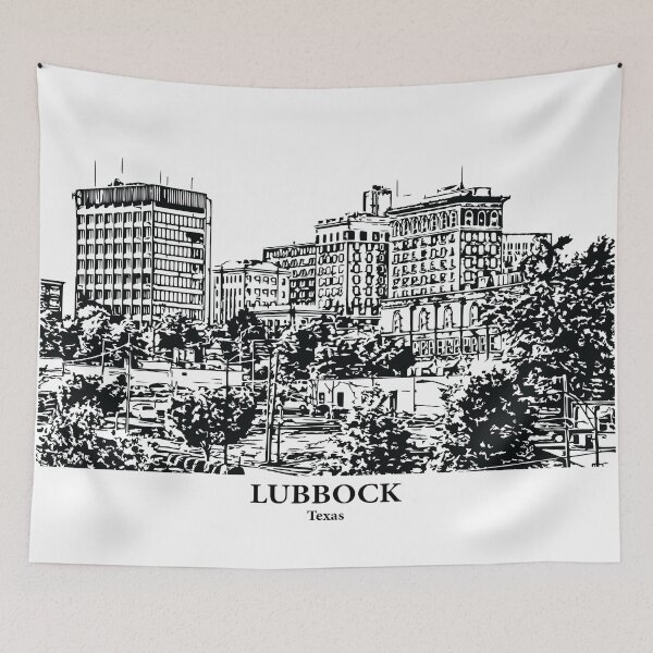 Item preview, Lubbock - Texas designed and sold by Lakeric Cityscapes.
