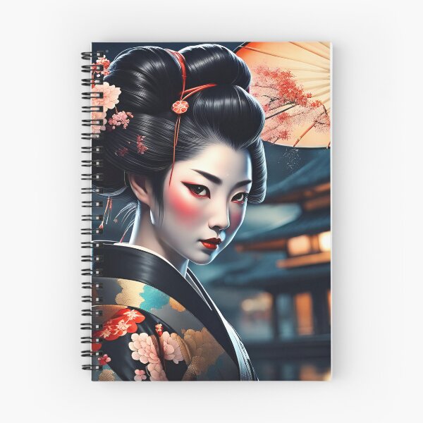 Item preview, Geisha golden black at night designed and sold by Coolparrotgirl.