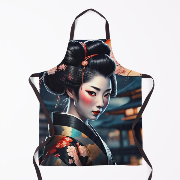 Item preview, Geisha golden black at night designed and sold by Coolparrotgirl.