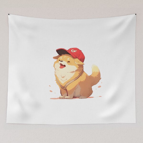 Item preview, Lovely, Dog, Red Hat [RD_17] designed and sold by G-Teddy.