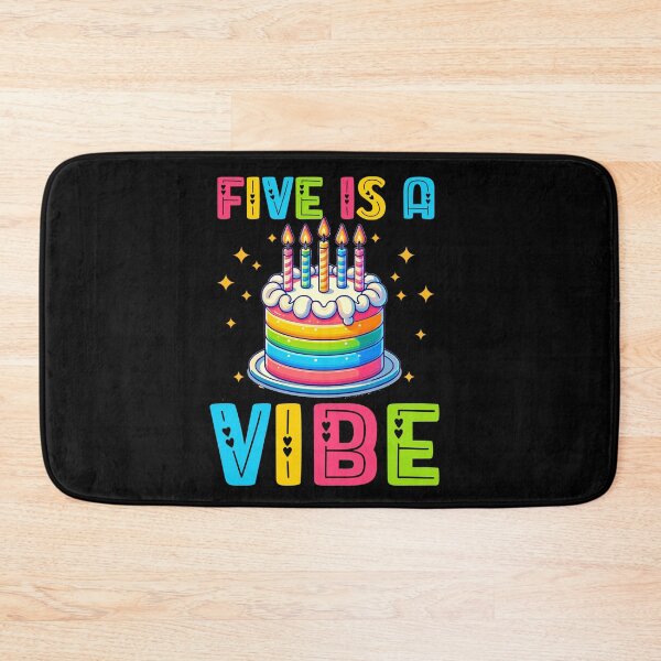 Item preview, Five Is A Vibe 5th birthday designed and sold by KawaiiFoodArt.