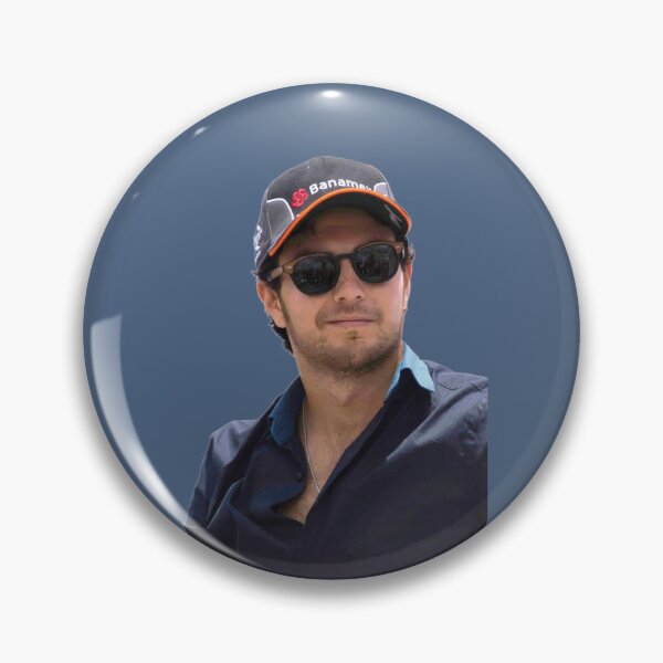 Item preview, Sergio Checo F1 Driver in Black Tshirt Smiling F1 Team Max Teammate designed and sold by FormulaGTee1.