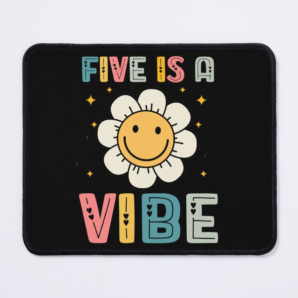 Item preview, Five Is A Vibe 5th birthday designed and sold by KawaiiFoodArt.