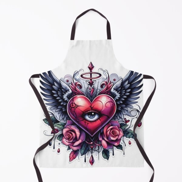 Item preview, Gothic heart with wings valentines day goth Sticker designed and sold by Expressions-Sel.