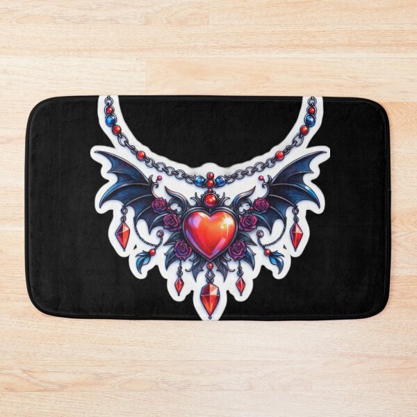 Item preview, Gothic Necklace valentines day goth Sticker designed and sold by Expressions-Sel.