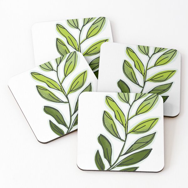 Item preview, Green leaves designed and sold by Alyxandrab.