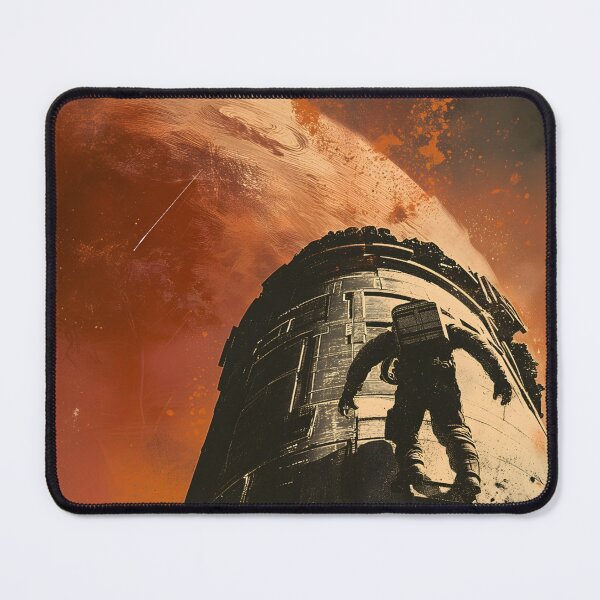 Item preview, Danger at Mars - Vintage Poster Style - Sci-Fi designed and sold by Fenay Designs.