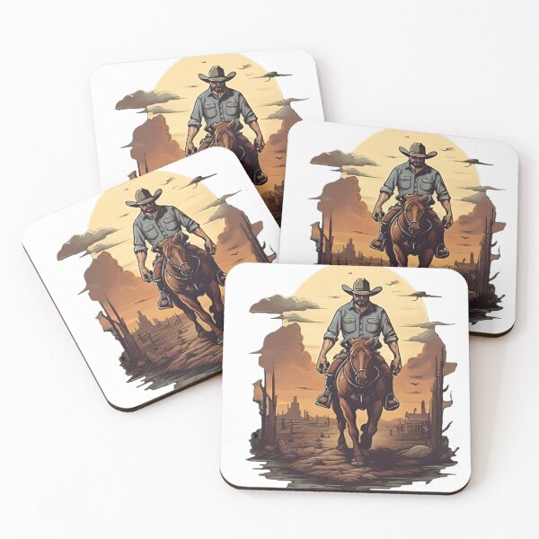 Item preview, Cowboy western scene designed and sold by LykosShop.
