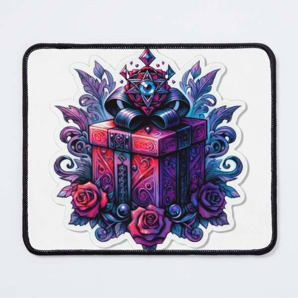 Item preview, Gothic gift valentines day goth Sticker designed and sold by Expressions-Sel.