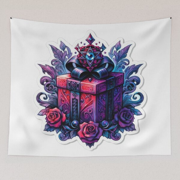 Item preview, Gothic gift valentines day goth Sticker designed and sold by Expressions-Sel.