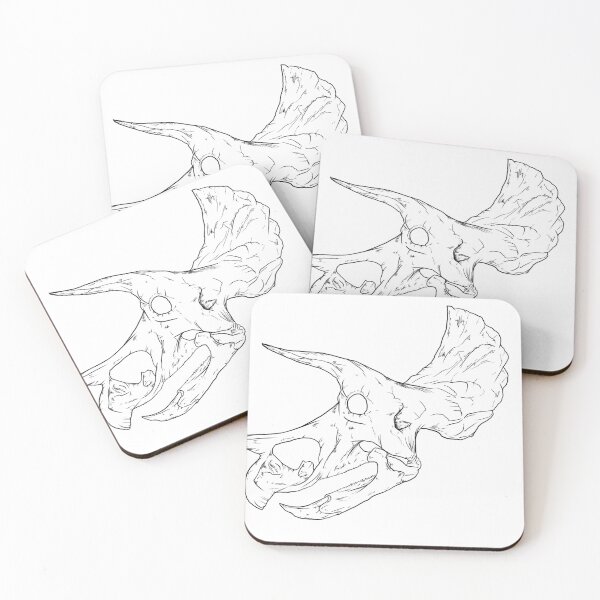 Item preview, Triceratops Skull Illustration designed and sold by sammyuel.