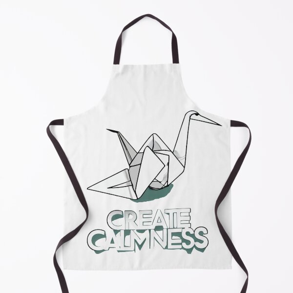 Item preview, Origami Crane Meditation Pose 'Create Calmness' designed and sold by NiftyWrx.