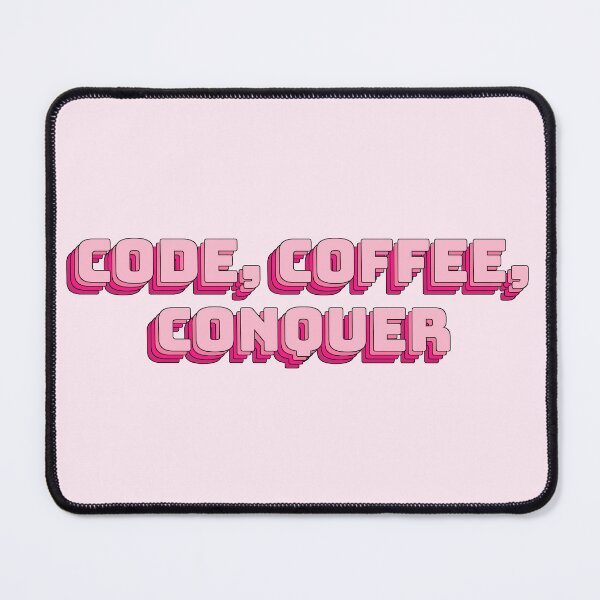 Item preview, Code, Coffee, Conquer designed and sold by QuoteQuest.