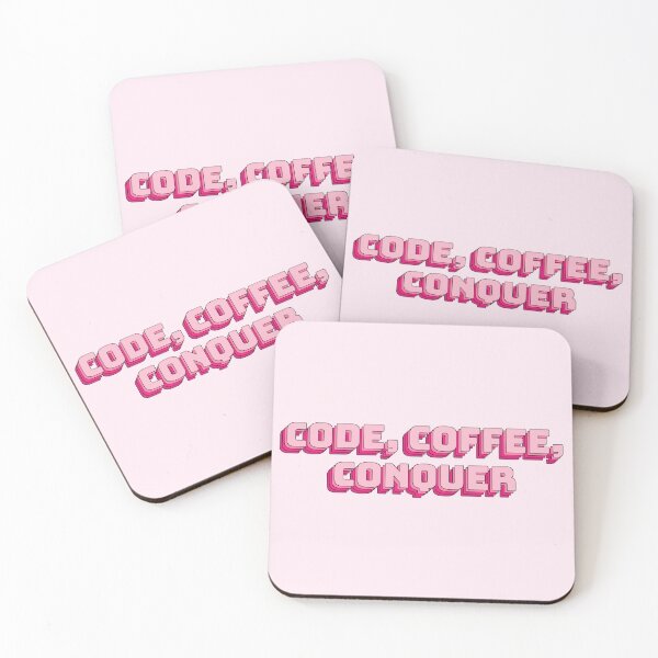 Item preview, Code, Coffee, Conquer designed and sold by QuoteQuest.