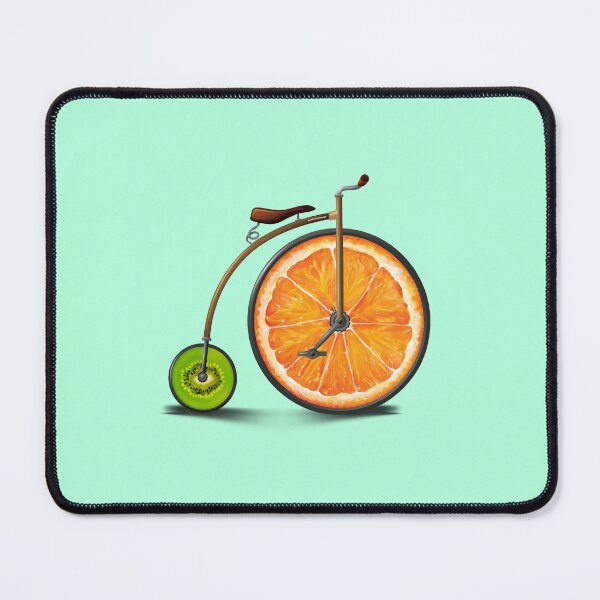 Item preview, Orange and Kiwi Bike | Penny Farthing | Bike Lovers designed and sold by monkeybusiness.pt.
