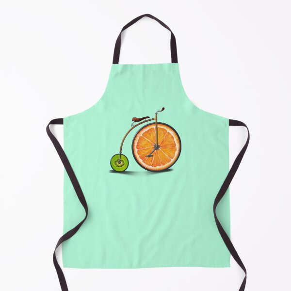 Item preview, Orange and Kiwi Bike | Penny Farthing | Bike Lovers designed and sold by monkeybusiness.pt.