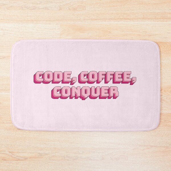 Item preview, Code, Coffee, Conquer designed and sold by QuoteQuest.
