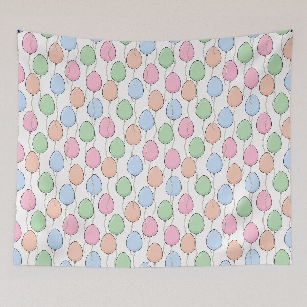 Item preview, Pastel Balloon Pattern designed and sold by CreativeDraws42.