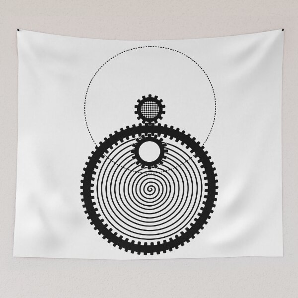Item preview, Cosmic Wheel Mandala Simplified w Transparent Background designed and sold by palmprints.