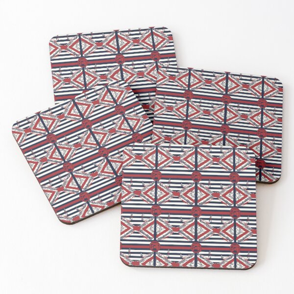 Item preview, Seaside Stripes designed and sold by PixelPatchwork.