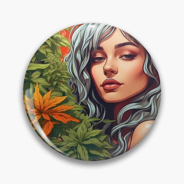 Item preview, 420 cannabis hippie woman designed and sold by wojysmokes.