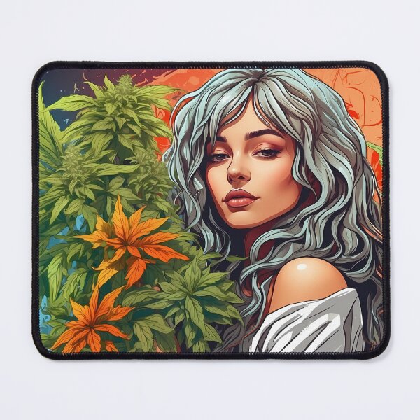 Item preview, 420 cannabis hippie woman designed and sold by wojysmokes.