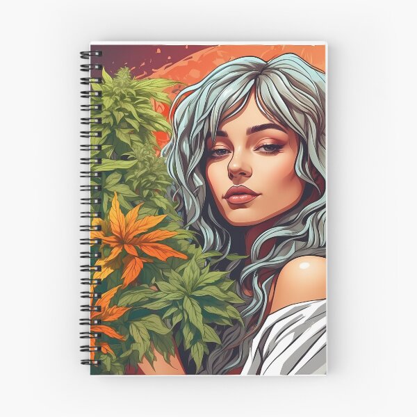 Item preview, 420 cannabis hippie woman designed and sold by wojysmokes.