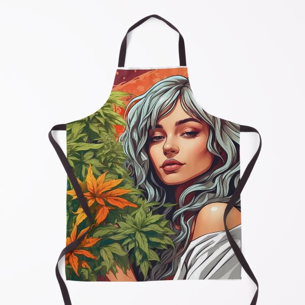 Item preview, 420 cannabis hippie woman designed and sold by wojysmokes.